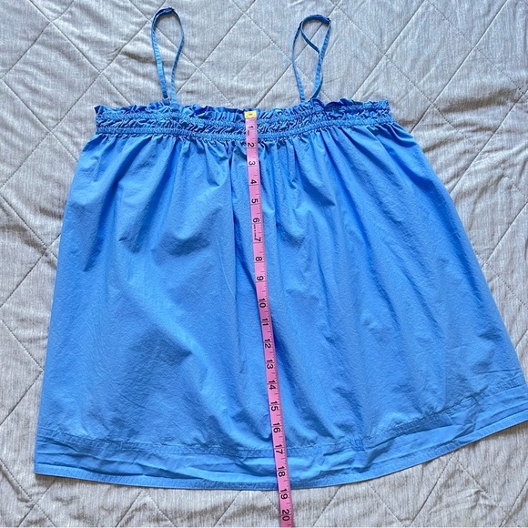 Banana Republic 100% Cotton Smocked Top Size M - Picture 5 of 7